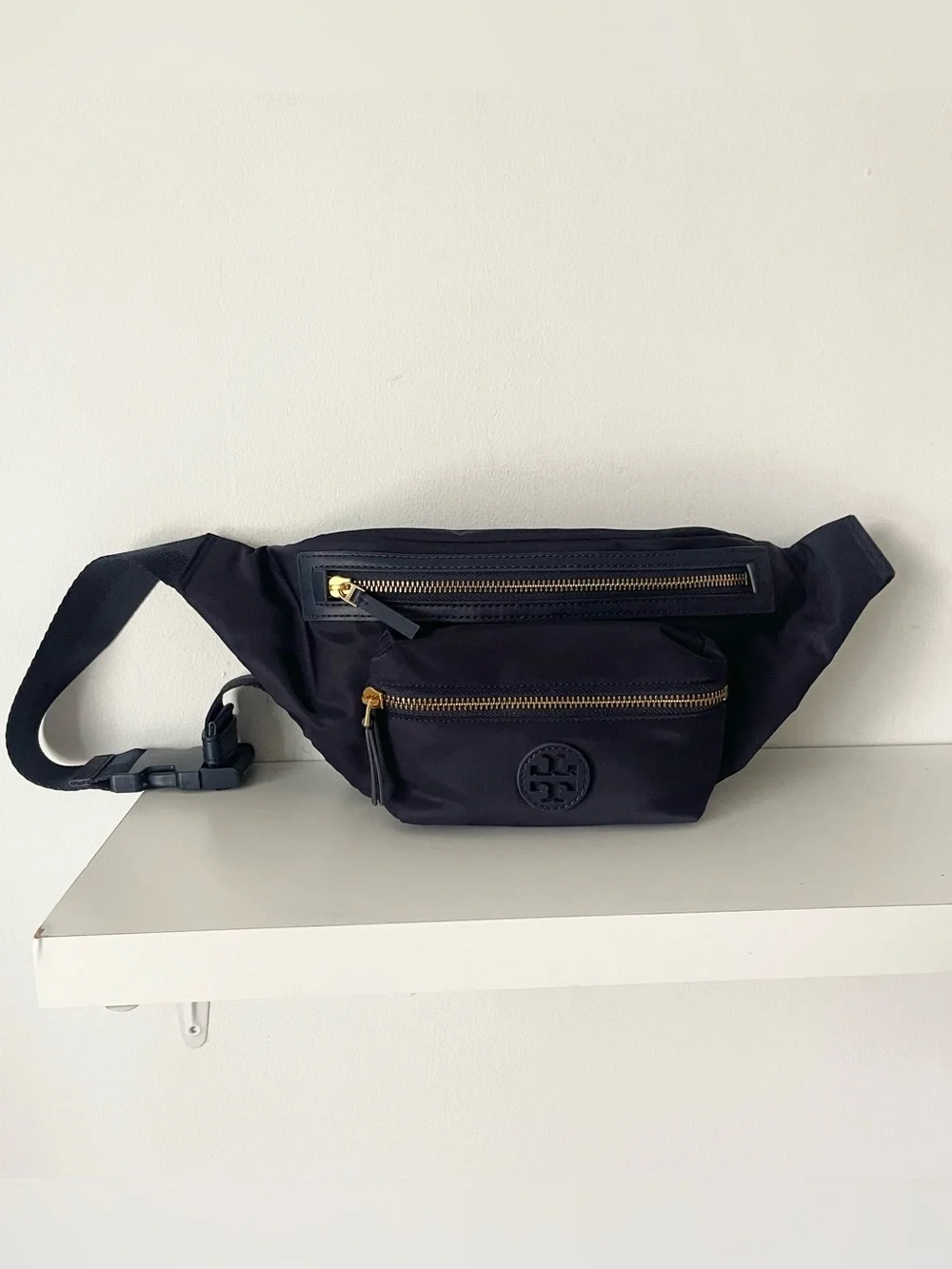 Tory Burch Navy Blue Belt Bag